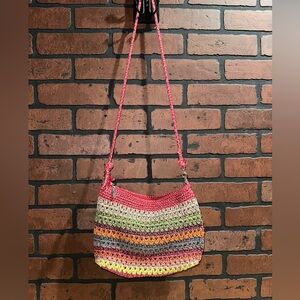 The Sak Multicolor Crochet Shoulder Bag